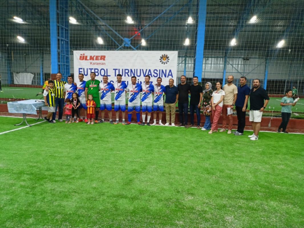 Karaman Ülker Bisküvi Halı Saha Futbol Şampiyonu Krispi Takımı oldu